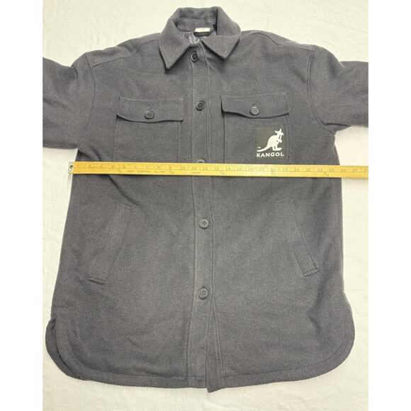 Kangol X H&M Mens Oversized Coat Jacket Size Small Color Gray - Picture 10 of 14